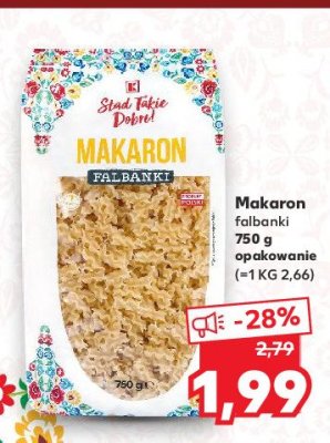 Makaron falbanki K-classic promocja