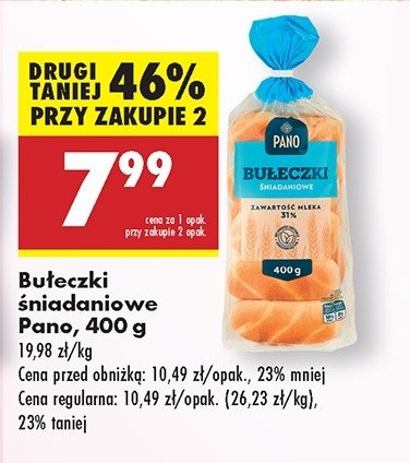 Bułeczki śniadaniowe Pano promocja