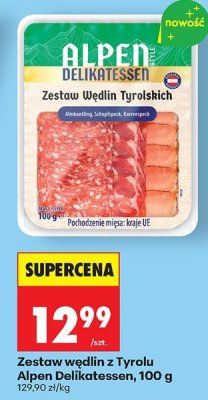 Ser Zestaw wędlin z Tyrolu Alpen Delikatessen promocja w Biedronka