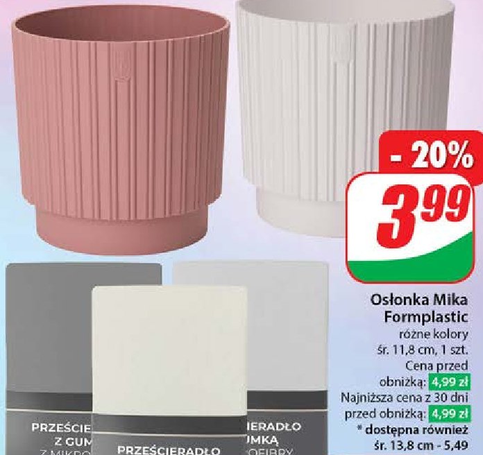 Osłonka mika 13.8 cm FORMPLASTIK promocja