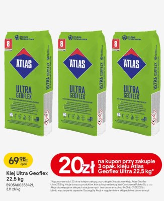 Klej Ultra Geoflex 22,5 kg promocja w Castorama
