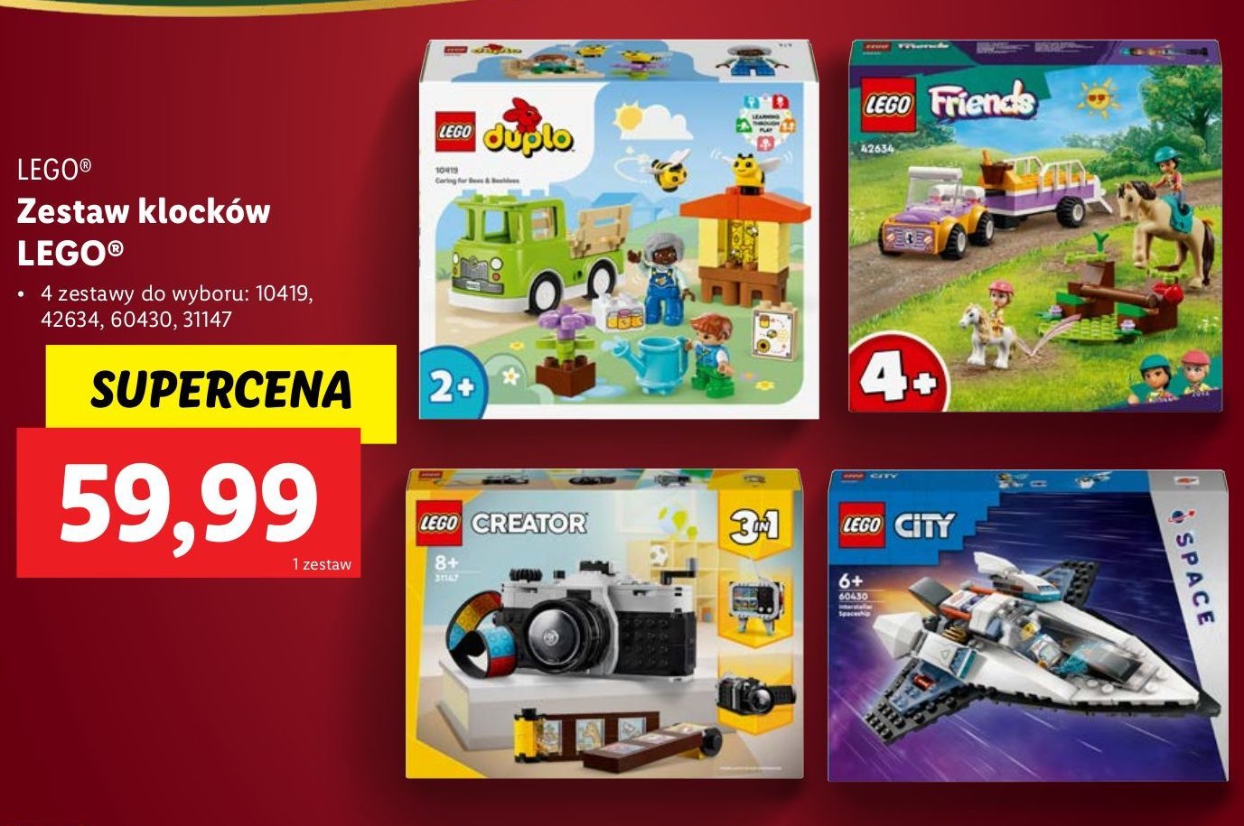 Klocki 31147 Lego creator promocja