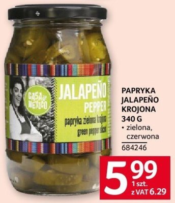 Papryka jalapeño krojona zielona/czerwona 340 g Selgros promocja w Selgros