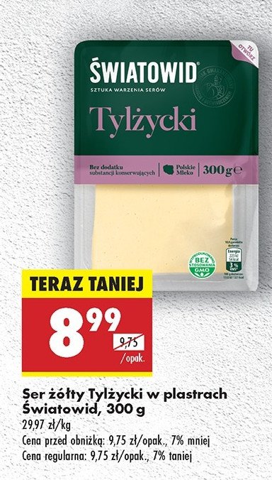 Ser tylżycki Światowid promocja w Biedronka