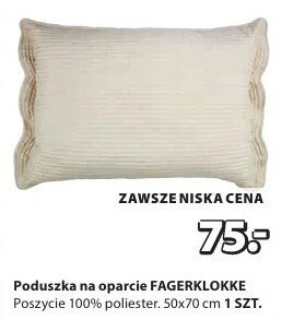 Poduszka na oparcie FAGERKLOKKE promocja w Jysk