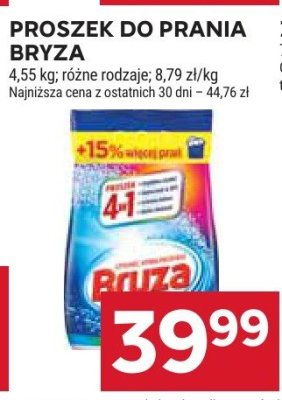Proszek do prania Bryza promocja w Stokrotka
