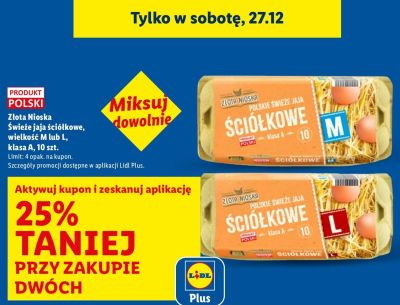 Jaja promocja w Lidl