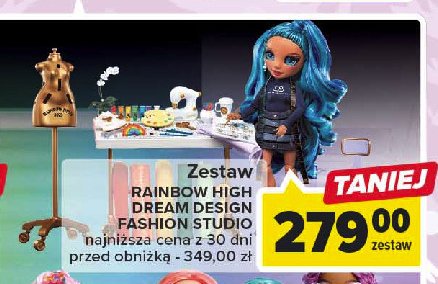 Zestaw rainbow high dream design fashion studio promocja