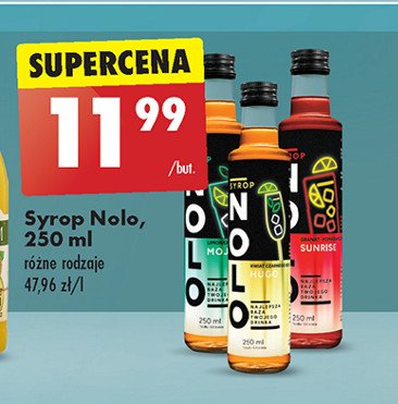 Syrop sunrise Nolo promocja