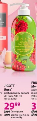 Balsam JIGOTT Rose 500ml promocja w Hebe