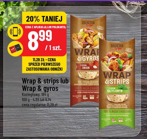 Wrap & strips Koziegłowy promocja