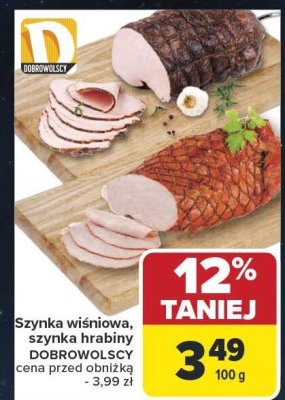 Szynka wiśniowa, szynka hrabiny DOBROWOLSCY promocja w Carrefour