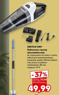 Odkurzacz ręczny akumulatorowy SWITCH ON promocja w Kaufland