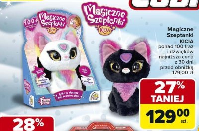 Magiczne Szeptanki KICIA ponad 100 fraz i dźwięków promocja w Carrefour