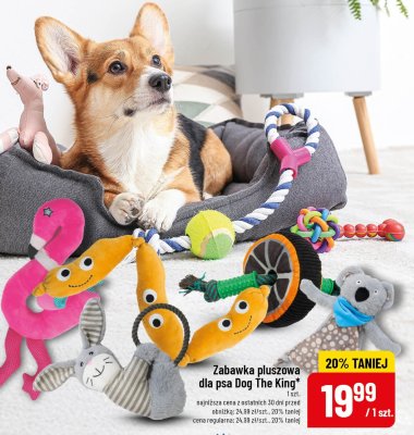 Zabawka pluszowa dla psa Dog The King promocja w POLOmarket