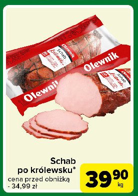 Schab po królewsku Olewnik promocja