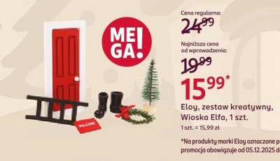 Zestaw kreatywny Wioska Elfa  promocja w Rossmann