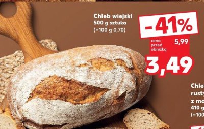 Chleb wiejski 500 g promocja w Kaufland