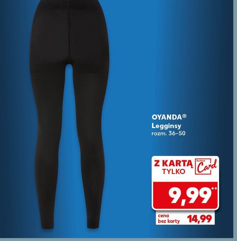 Legginsy damskie 36-50 Oyanda promocja w Kaufland