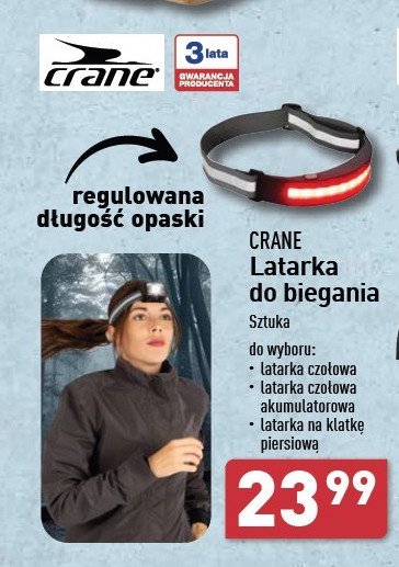 Latarka do biegania led promocja