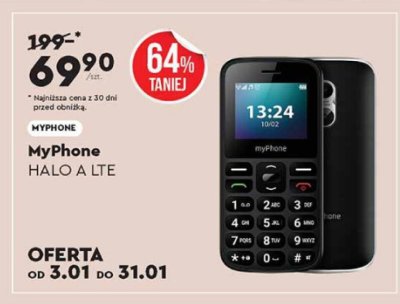 MYPHONE MyPhone HALO A LTE promocja w Biedronka