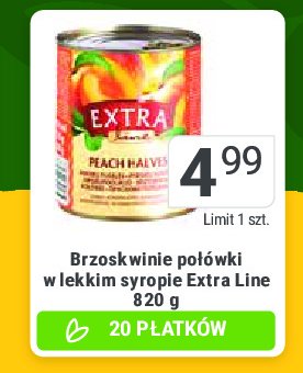 Brzoskwinie połowki w lekkim syropie promocja