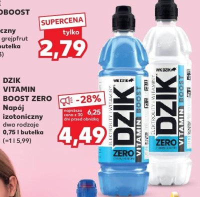 Napój izotoniczny Vitamin Boost Zero dwa rodzaje promocja w Kaufland