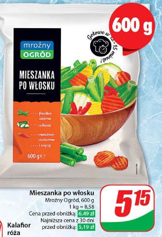 Mieszanka po włosku Mroźny ogród promocja w Dino