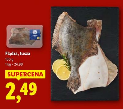 Flądra tusza promocja w Lidl