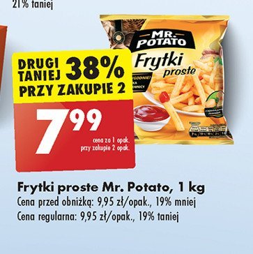 Frytki proste Mr. potato promocja