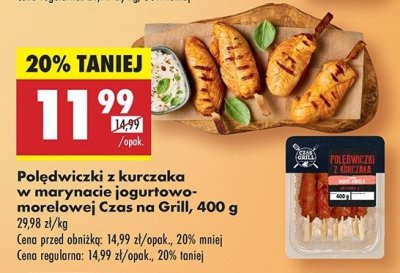 Pol臋dwiczki z kurczaka w marynacie jogurt-morela Czas na grill promocja