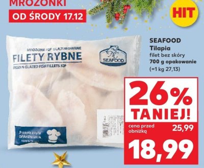 Tilapia filet bez skóry promocja w Kaufland