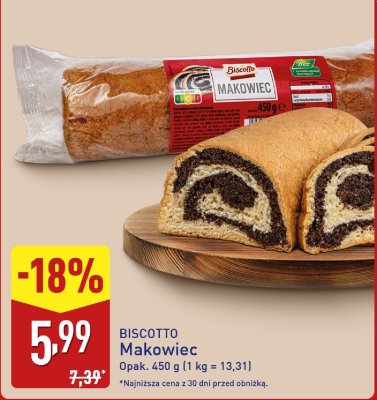 Makowiec z kruszonką Oskroba promocja w Aldi