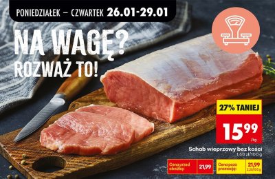 Schab wieprzowy bez kości promocja w Biedronka