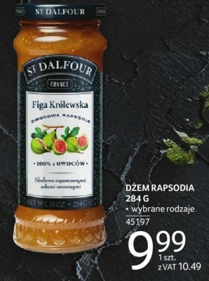 Dżem rapsodia 284 g wybrane rodzaje promocja w Selgros