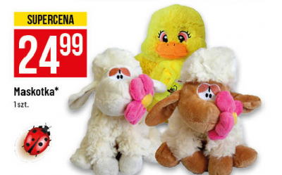 Maskotka pluszowa wielkanocna baranek promocja