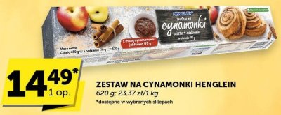 Zestaw na cynamonki Henglein promocja w ABC