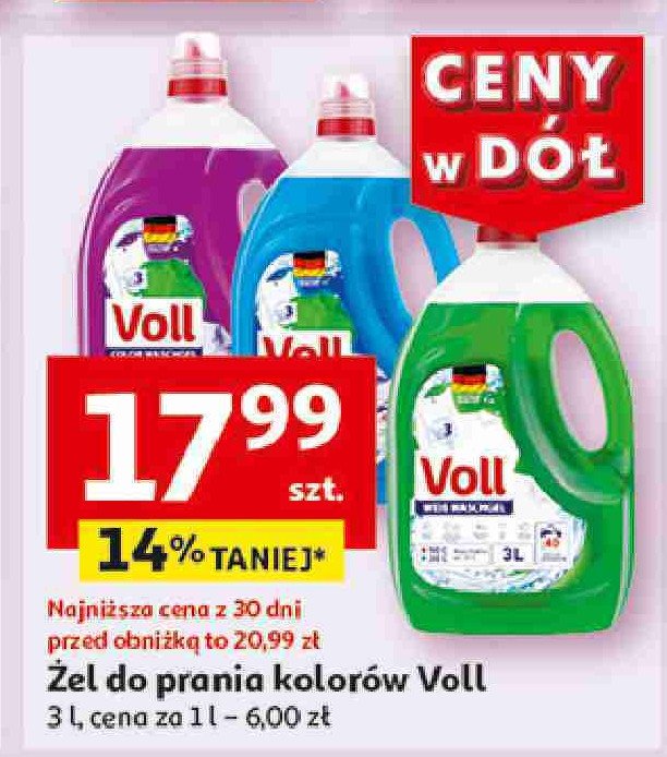 Żel do prania white Voll promocja