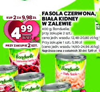 Fasola biała w zalewie Bonduelle promocja w Stokrotka