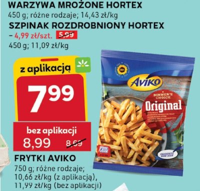 Warzywa mrożone Hortex promocja w Stokrotka