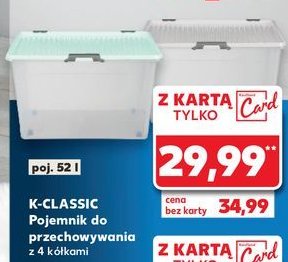 Pojemnik do przechowywania 52 l K-classic promocja w Kaufland