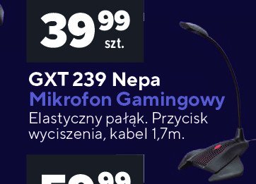 Mikrofon gxt 239 nepa Trust gaming promocja