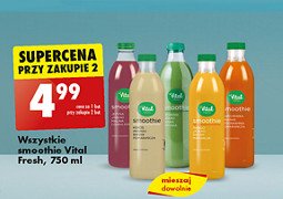 Smoothie jabłko-ogórek-limonka Vital fresh smoothie promocja