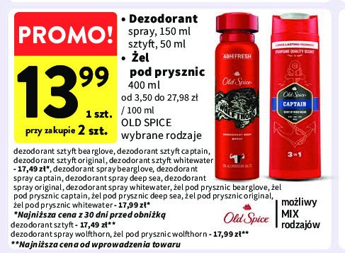 Dezodorant Old spice timber promocja