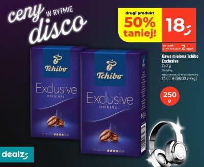 Kawa mielona Tchibo Exclusive promocja w Dealz
