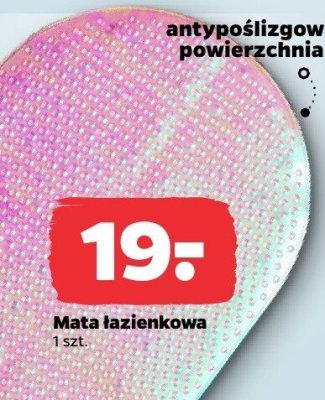Mata łazienkowa antypoślizgowa powierzchnia promocja w Netto