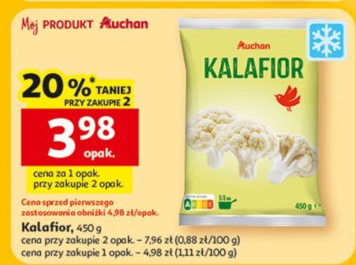 Kalafior 450 g promocja w Auchan