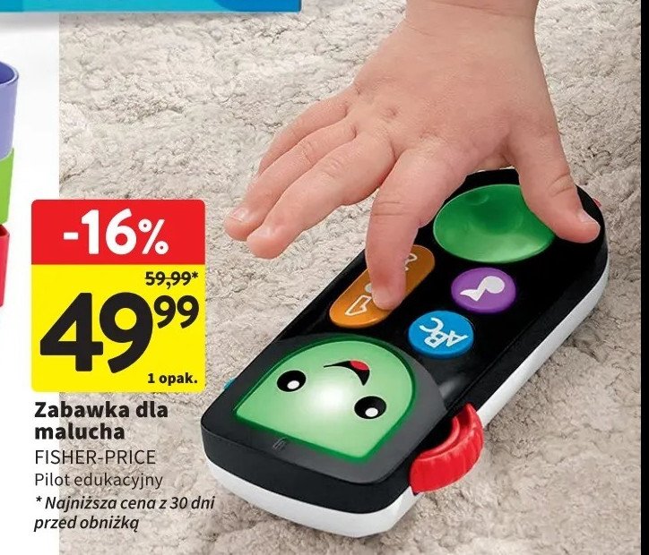 Pilot edukacyjny Fisher-price promocja w Intermarche