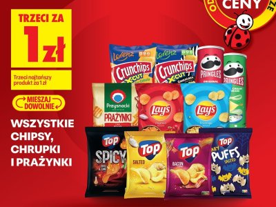 Chrupki Top Puffs Salted promocja w Biedronka