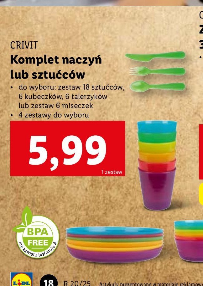 Miseczki Crivit promocja w Lidl